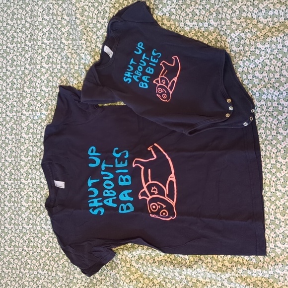Mommy and me Shut Up About Babies matching set - Picture 1 of 3